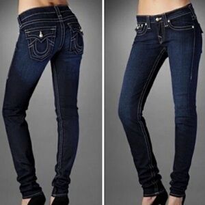 True Religion ‘Julie’ Jeans ~ in Dark Blue ~ 29